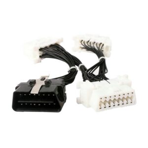 ELM327 OBD2 16Pin Male to 3 Female Car Diagnostic Cable