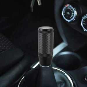 Universal Car Carbon Fiber Metal Gear Shift Knob(Black)