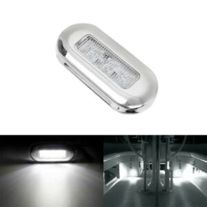 MK-056 Ship / Yacht 3 inch 12V LED Waterproof Stainless Steel Underwater Light, 12V White Light, 12V Blue Light