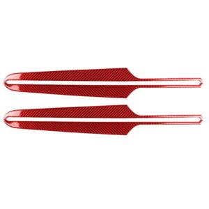 Car Carbon Fiber Door Panel Decorative Sticker for Porsche Macan 2014-2021, Left and Right Drive Universal, Door Panel