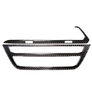 2 in 1 Car Carbon Fiber Air Conditioner CD Control Panel M Performance Decorative Sticker for BMW G01 X3 2018-2020 / G02 X4 2019-2020, Left Drive