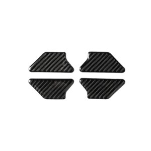 Carbon Fiber Car Inner Door Bowl Panel Decorative Sticker for Volkswagen Golf 6 2008-2012