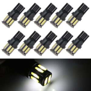 10pcs T10 DC12V / 0.96W / 0.08A Car Clearance Light 10LEDs SMD-7020 Lamp Beads
