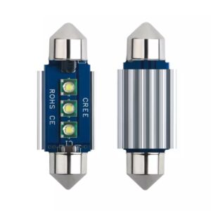 2pcs 36mm IC12V /  2.76W / 0.23A / 300LM 3LEDs SMD Car Reading Lamp Dome Light