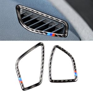 Three Color Carbon Fiber Car Instrument Air Outlet Decorative Sticker for BMW (F30) 2013-2018 / (F34) 2013-2017, Sutible for Left Driving