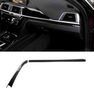 Carbon Fiber Car Copilot Central Control Decorative Sticker for BMW F30 2013-2018 / F34 2013-2018, Sutible for Left Driving