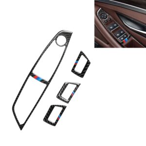 Carbon Fiber Car Right Driving Lifting Panel Decorative Sticker for BMW 5 Series F10 2011-2018, Right Driving Lifting Pane(Three Color), Right Driving Lifting Pane