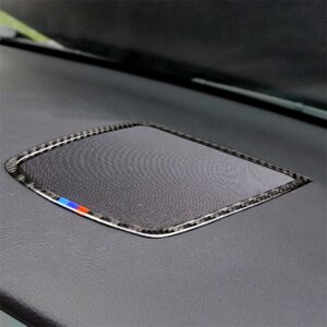 Carbon Fiber Car Instrument Big Horn Frame Decorative Sticker for BMW 5 Series GT F07 2010-2016, Instrument Big Horn Frame(Three Color), Instrument Big Horn Frame