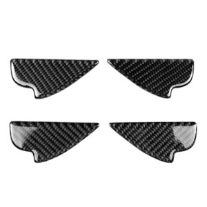Car Carbon Fiber Inner Door Bowl Decorative Sticker for Mazda, Left and Right Drive Universal