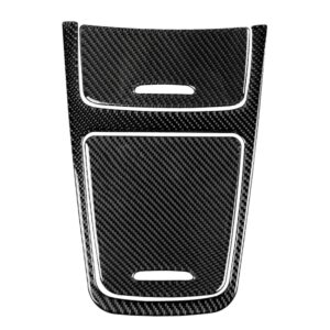 Car Carbon Fiber Solid Color Central Control Panel Decorative Sticker for Mercedes-Benz A Class 2013-2018/CLA 2013-2017/GLA 2013-2017, Left and Right Drive Universal