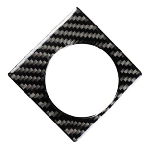 Car Carbon Fiber Knob Decorative Sticker for Lexus NX200 / 200t / 300h 2014-2021, Left and Right Drive Universal