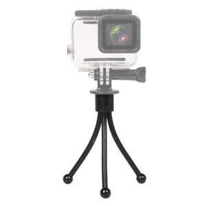 Mini Metal Desktop Tripod Mount with UNC1/4 screw interface for DJI, Insta360, GoPro and Other Action Cameras, Max Load: 0.6kg
