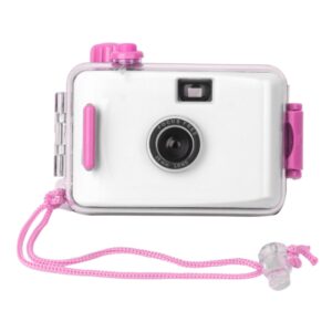 SUC4 5m Waterproof Retro Film Camera Mini Point-and-shoot Camera for Children, White, Yellow, Black, Black White, Dark Blue, Orange, Pink, Purple, Cyan, Red, Baby Blue