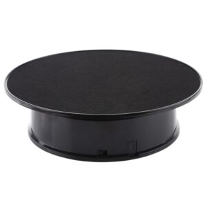 20cm 360 Degree Electric Rotating Turntable Display Stand Photography Video Shooting Props Turntable, Load 1.5kg, Powered by Battery & USB, 20cm/Powered by Battery or USB(B), 20cm/Powered by Battery or USB(W), 20cm/Powered by Battery or USB(W+B)