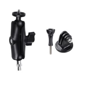 M10 9cm Connecting Rod Fixed Motorcycle Mount Holder with Tripod Adapter & Screw for GoPro, Insta360, DJI and Other Action Cameras, M10 9cm Connecting Rod Holder
