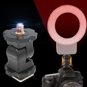 LUXCeO PA1 Camera Universal Hot Shoe Holder Damping Ball-Head Bracket, PA1