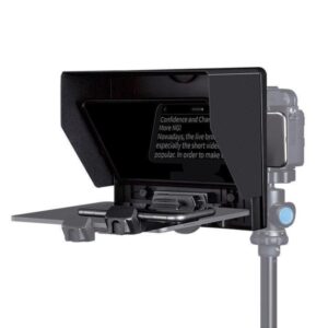 FEELWORLD TP10 Portable 10-inch Folding Teleprompter with Remote Control Lens Adapter Ring For Below 10 inches Smartphone / Tablet, TP10