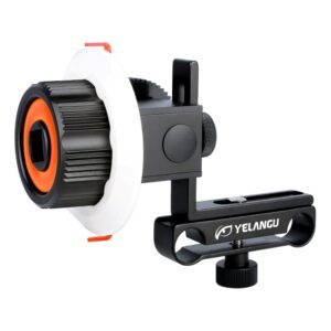 YELANGU F0 Camera Follow Focus with Gear Ring Belt for Canon / Nikon / Video Cameras / DSLR Cameras, F0 (Orange), F0 (Blue), F0 (Red)
