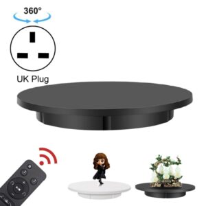 42cm Electric Rotating Display Stand Video Shooting Props Turntable, Load: 100kg, Plug-in Power, UK Plug, 42cm, UK Plug