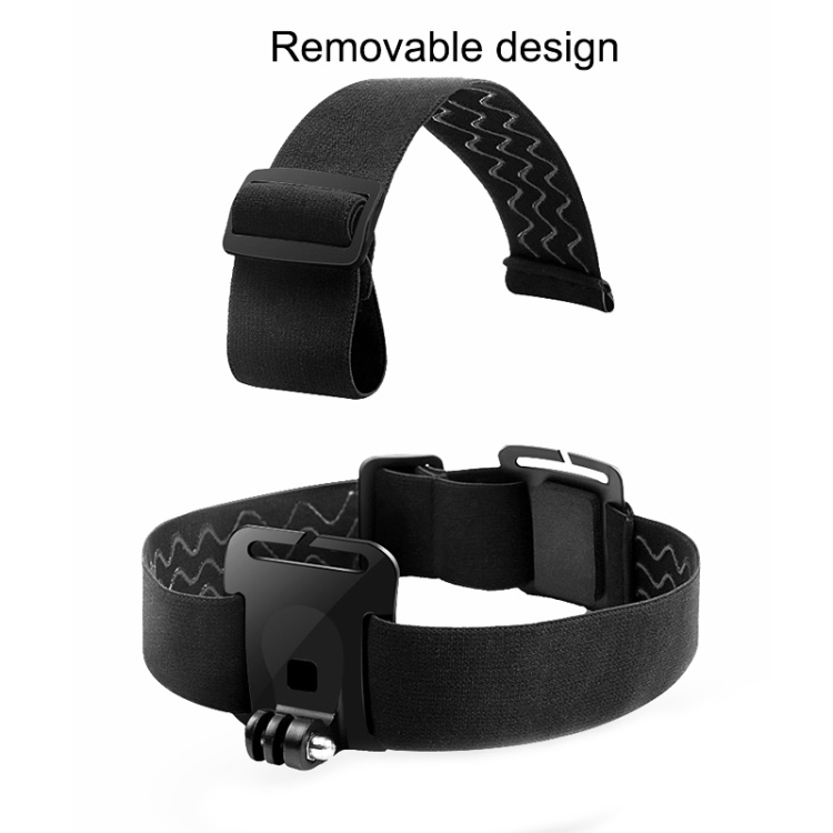 Elastic Mount Belt Adjustable Head Strap with Phone Clamp & Screw & S-type Adapter for GoPro HERO10 Black / HERO9 Black /8 /7 /6 /5, Xiaoyi and Other Action Cameras, Smarphones - Image 3