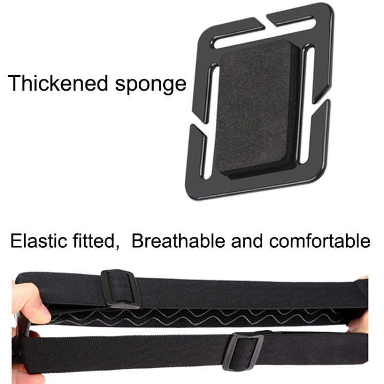 Elastic Mount Belt Adjustable Head Strap with Phone Clamp & Screw & S-type Adapter for GoPro HERO10 Black / HERO9 Black /8 /7 /6 /5, Xiaoyi and Other Action Cameras, Smarphones - Image 9