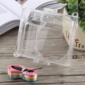 Protective Crystal Shell Case with Strap for FUJIFILM instax mini 90, For FUJIFILM instax mini 90