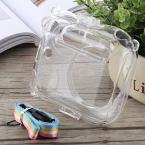 Protective Crystal Shell Case with Strap for FUJIFILM instax mini 25, For FUJIFILM instax mini 25