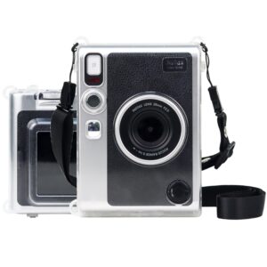 Protective Crystal Shell Case with Strap for FUJIFILM Instax mini EVO, For FUJIFILM Instax mini EVO