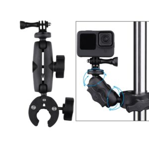 Extended Version 360 Rotation Adjustable Action Camera Clamp Plier Base Holder, Extended Version Plier Base Holder