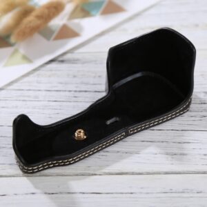 1/4 inch Thread PU Leather Camera Half Case Base for Sony ILCE-6000 / A6000, For Sony A6000
