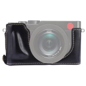 1/4 inch Thread PU Leather Camera Half Case Base for Leica DLUX TYP 109, For Leica D109, For Leica D901