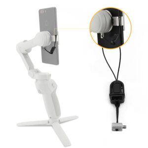 STARTRC Phone Holder Clip Anti-lost Rope Strap Anti-drop for DJI OM4 / Osmo Mobile 3