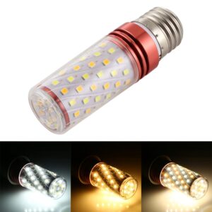 Three-Color Dimming Corn Light Bulb SMD 2835, E27 16W 700LM 84LEDs, E14 16W 700LM 84LEDs, E27 12W 500LM 60LEDs, E14 12W 500LM 60LEDs