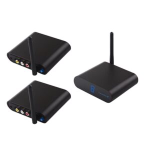 Measy AV530-2 5.8GHz Wireless Audio / Video Transmitter + 2 Receiver, Transmission Distance: 300m,, Black EU Plug, Black AU Plug, Black UK Plug, Silver UK Plug, Silver AU Plug, Silver EU Plug