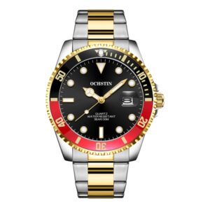 Multifunctional Quartz Waterproof Luminous Steel Strap Men Watch, OCHSTIN 7019E
