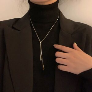 Ladies Alphabet Versatile Titanium Steel Necklace Twist Chain, XL2000, XL2001, XL1951, XL1400, XL1437, XL2010, XL1505, XL1839, XL1864, XL1502, XL1570, XL1169, XL1170, XL1459, XL1788, XL1780, XL1946, XL1089, XL1958, XL1983, XL1941, XL1944, XL1090, XL111...