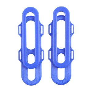 1 Pair BOBOVR M2 Headwear VR Connector Adapter for Meta Quest 3, Headwear Connector (Blue), Headwear Connector (Red)