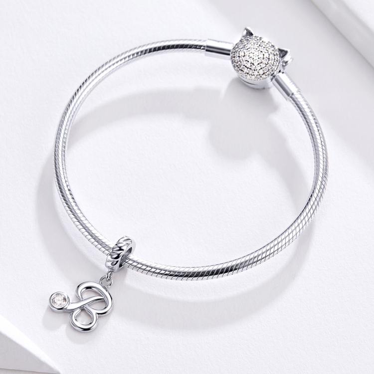 S925 Sterling Silver 26 English Letter Beads DIY Bracelet Necklace Accessories, A, B, C, D, E, F, G, H, I, J, K, L, M, N, O, P, Q, R, S, T, U, V, W, X, Y, Z - Image 4