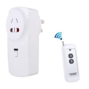 AK-DL220 220V Smart Wireless Remote Control Socket with Remote Control, AU Plug, EU Plug, UK Plug, US Plug