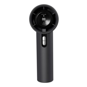 100-gear High Speed Handheld Fan Bladeless Mini Digital Display Small Fan, 1800mAh, 3000mAh