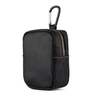 Crazy Horse Genuine Leather Outdoor Sports Waist Pouch Coin Purse