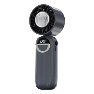 S-11 Apply Ice Neckband Handheld Foldable Fan with LED Display