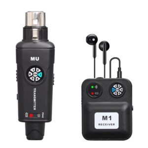 MU-M1 Portable Wireless In-Ear Monitoring System for Stage 1 TX & 1 RX, MU-M1