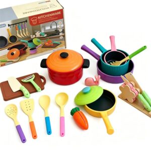 21pcs / Set Children Pretend Play Simulation Kitchenware Set