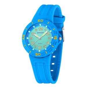 SANDA 6386 Simple 5ATM Waterproof Luminous Children Watch
