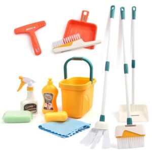 Children Pretend Play Simulation Mini Cleaning Kit, 6801-49 12pcs / Set, 12pcs / Set, 10pcs / Set