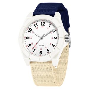 SANDA 6232 Simple 5ATM Waterproof Luminous Watch with Nylon Strap