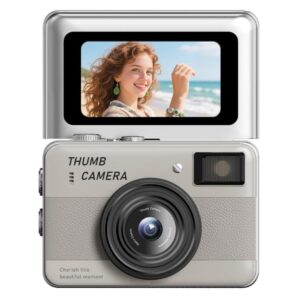 Y11 Macaron Dual-Color CCD 16X Zoom Mini Digital Camera for Kids with 180 Degree Flip Selfie Screen