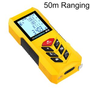 ZHENBING N1 Advanced Version Handheld Green Cross Line Laser Distance Meter, 50m, 70m, 100m, 120m, 150m
