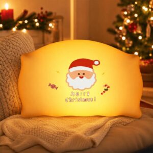 ZHL001S Christmas Pillow Silicone Night Light